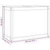 vidaXL Box na prádlo 88,5x44x66 cm masivní borové dřevo