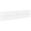 vidaXL Gabionová zeď s víky pozinkovaná ocel 900 x 30 x 100 cm