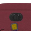 vidaXL Elektrické masážní polohovací křeslo vínové textil