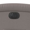 vidaXL Elektrické polohovací křeslo taupe textil