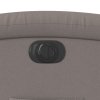 vidaXL Elektrické zvedací polohovací křeslo taupe textil