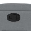vidaXL Zvedací polohovací křeslo světle šedé textil