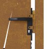 vidaXL Zahradní branka 100 x 125 cm z corten oceli, design s trávou
