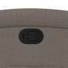 vidaXL Polohovací křeslo taupe textil