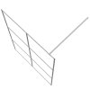 vidaXL Sprchová zástěna walk-in stříbrná 140 x 195 cm čiré ESG sklo