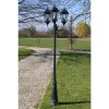 Zahradní lampa Brighton se 3 rameny, 230 cm, tmavě zelená / černá
