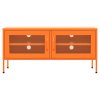 vidaXL TV skříňka oranžová 105 x 35 x 50 cm ocel