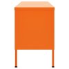 vidaXL TV skříňka oranžová 105 x 35 x 50 cm ocel