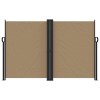 vidaXL Zatahovací boční markýza taupe 160 x 1 200 cm