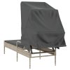 vidaXL Zahradní lehátko se stříškou světle šedé polyratan