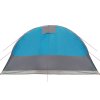vidaXL Rodinný stan tunel pro 7 osob modrý nepromokavý
