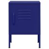 vidaXL Noční stolky 2 ks námořnická modř 35 x 35 x 51 cm ocel