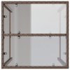 vidaXL Zahradní barový stůl hnědý 70 x 70 x 110 cm polyratan