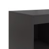vidaXL Highboard černý 67 x 39 x 95 cm ocel