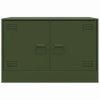 vidaXL TV skříňky 2 ks olivově zelené 67 x 39 x 44 cm ocel