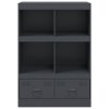 vidaXL Highboard antracitový 67 x 39 x 95 cm ocel