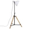 vidaXL Stojací lampa 25 W bílá 75 x 75 x 90–150 cm E27