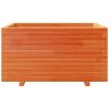 vidaXL Zahradní truhlík voskově hnědý 90x60x49,5 cm masivní borovice