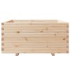 vidaXL Zahradní truhlík 100 x 100 x 49,5 cm masivní borové dřevo