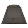 vidaXL Rybářský stan pro 4 osoby hnědý rychloupínací