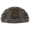 vidaXL Rybářský stan pro 4 osoby hnědý nepromokavý