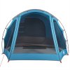 vidaXL Rodinný stan tunel pro 8 osob modrý nepromokavý
