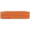 vidaXL Zahradní truhlík voskově hnědý 100x100x26,5 cm masivní borovice
