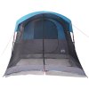 vidaXL Rodinný stan tunel pro 8 osob modrý nepromokavý