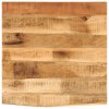 vidaXL Stolní deska 80x80x2,5 cm živá hrana hrubé mangovníkové dřevo