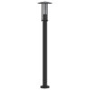 vidaXL Venkovní stojací lampy 3 ks černé 100 cm nerezová ocel