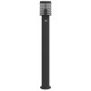 vidaXL Venkovní stojací lampy s čidly 3 ks černé 110 cm nerezová ocel