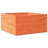vidaXL Zahradní truhlík voskově hnědý 90 x 90 x 46 cm masivní borovice