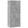 vidaXL Botník betonově šedý 80 x 39 x 178 cm kompozitní dřevo