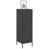 vidaXL Skříň highboard černá 36 x 39 x 113 cm ocel