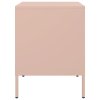 vidaXL Noční stolky 2 ks růžové 36 x 39 x 50,5 cm ocel