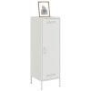 vidaXL Skříň highboard bílá 36 x 39 x 113 cm ocel