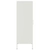 vidaXL Skříň highboard bílá 36 x 39 x 113 cm ocel