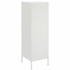 vidaXL Skříň highboard bílá 36 x 39 x 113 cm ocel