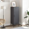 vidaXL Skříň highboard antracitová 36 x 39 x 113 cm ocel