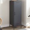 vidaXL Skříň highboard antracitová 36 x 39 x 113 cm ocel