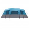 vidaXL Rodinný stan tunel pro 16 osob modrý nepromokavý