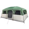 vidaXL Rodinný stan pro 10 osob zelený nepromokavý