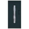 vidaXL Vchodové dveře antracitové 98 x 208 cm PVC