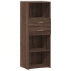 vidaXL Skříň highboard hnědý dub 45 x 42,5 x 124 cm kompozitní dřevo