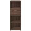 vidaXL Skříň highboard hnědý dub 45 x 42,5 x 124 cm kompozitní dřevo