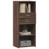 vidaXL Skříň highboard hnědý dub 45 x 42,5 x 124 cm kompozitní dřevo
