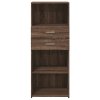 vidaXL Skříň highboard hnědý dub 45 x 42,5 x 124 cm kompozitní dřevo