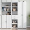 vidaXL Skříň highboard bílá 45 x 42,5 x 185 cm kompozitní dřevo