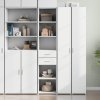 vidaXL Skříň highboard bílá 40 x 42,5 x 185 cm kompozitní dřevo