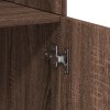 vidaXL Skříň highboard hnědý dub 70 x 42,5 x 185 cm kompozitní dřevo